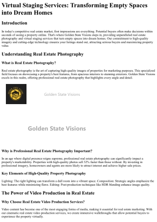 virtual staging services transforming empty