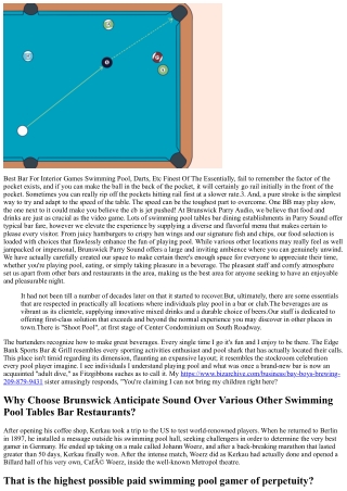best bar for interior games swimming pool darts
