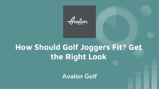 How Should Golf Joggers Fit_ Get the Right Look