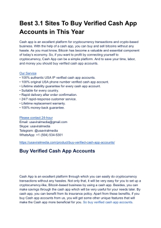 Best Places To Buy, Verified Cash App Accounts New