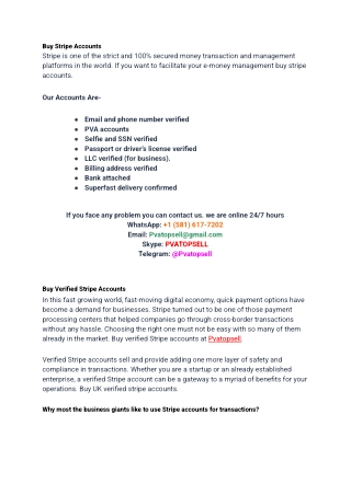 buy stripe accounts stripe is one of the strict