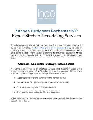 Kitchen Designers Rochester NY _ Expert Kitchen Remodeling Services