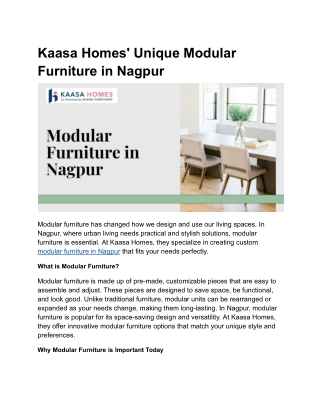 Modular Furniture in Nagpur