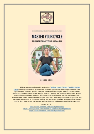 Weight Loss & Fitness Coaching United States | Healthy with Aparna