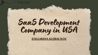 Top SaaS Development Company in USA | Stellanova Globaltech