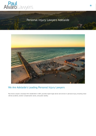 Personal Injury Lawyers Adelaide