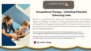 Occupational Therapy Handwriting Activities