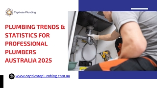 Plumbing Trends & Statistics For Professional Plumbers Australia 2025
