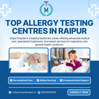 Top Allergy Testing Centres in Raipur