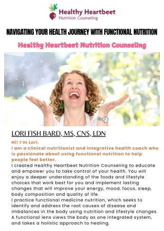 Navigating Your Health Journey with Functional Nutrition