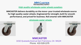 High-quality wholesale caster wheels suppliers