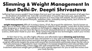 slimming weight management in east delhi dr deepti shrivastava