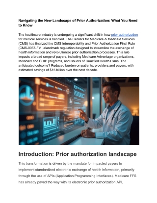 Navigating the New Landscape of Prior Authorization_ What You Need to Know