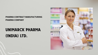 Contract Manufacturing Services For Pharma Products