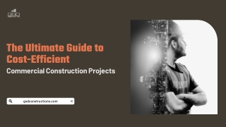 Smart & Affordable Commercial Building Tips froma Construction Company in Indore