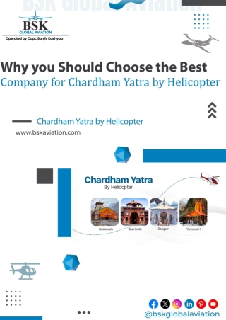 Why you Should Choose the Best Company for Chardham Yatra by Helicopter