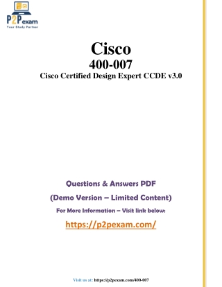 cisco 400 007