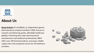 Gabapentin Capsules | Brown &amp; Burk | UK