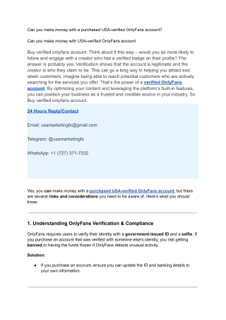 Is buying OnlyFans accounts legal and safe?