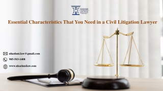 Essential Characteristics That You Need in a Civil Litigation Lawyer