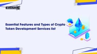 essential features and types of crypto token