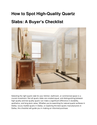 how to spot high quality quartz slabs a buyer s checklist
