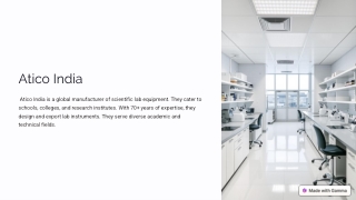 Physics Lab Equipment Manufacturer