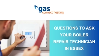 Questions to Ask Your Boiler Repair Technician in Essex