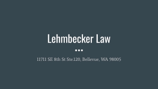Lehmbecker Law