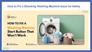 How to Fix a Shocking Washing Machine Issue for Safety