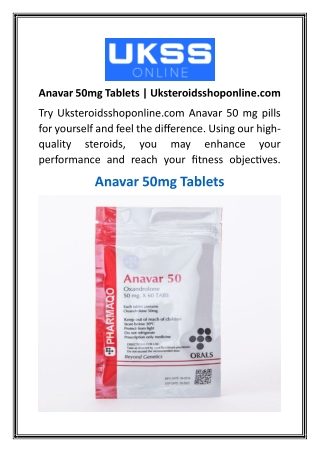 anavar 50mg tablets uksteroidsshoponline com
