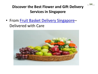 Discover the Best Flower and Gift Delivery Services in Singapore
