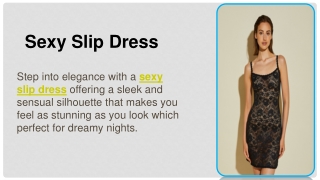 Sexy Slip Dress