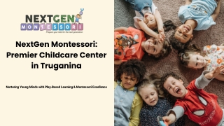childcare center in Truganina - Nextgen Montessori