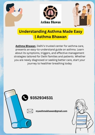 Understanding Asthma Made Easy | Asthma Bhawan