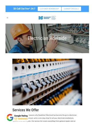 Nearby Electrician Adelaide