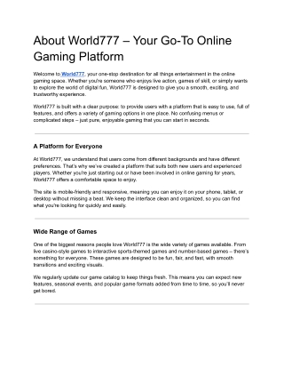Best Online Gaming Platform for Sports, Casino & Live Games