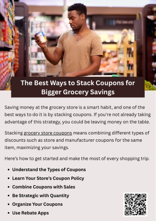 The Best Ways to Stack Coupons for Bigger Grocery Savings