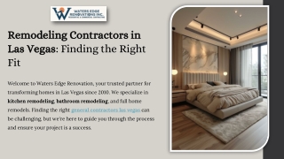 Remodeling Contractors in Las Vegas: Finding the Right Fit