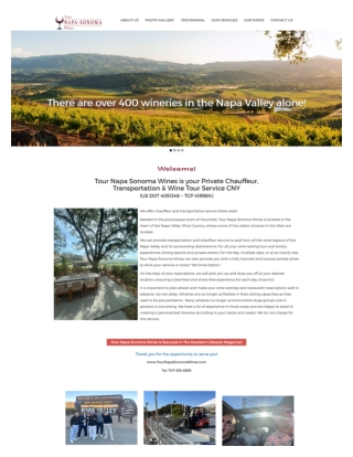 Explore Napa Vineyards with Tour Napa Sonoma Wines