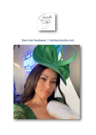 Race day headwear | hatsbycressida.com