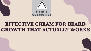 effective cream for beard growth that actually