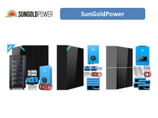 ​​The Off-Grid Solar Power Systems from Sun GOLD help you Achieve Energy Indepen