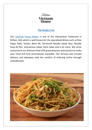 Flat 15% offer Vietnam House Milton - Order Now