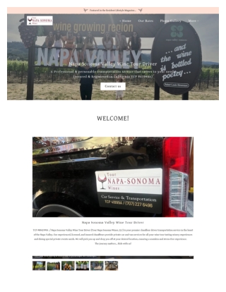 Private Chauffeur Driver Wine Tours in Napa & Sonoma