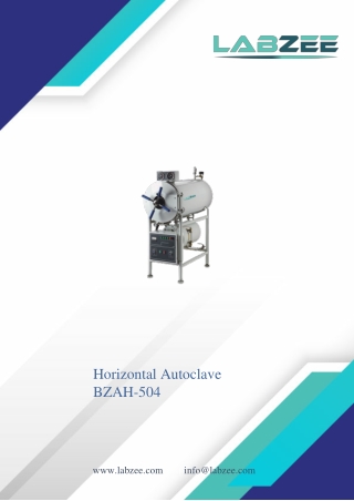 horizontal autoclave bzah 504