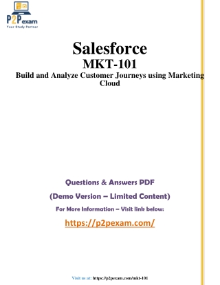 salesforce mkt 101