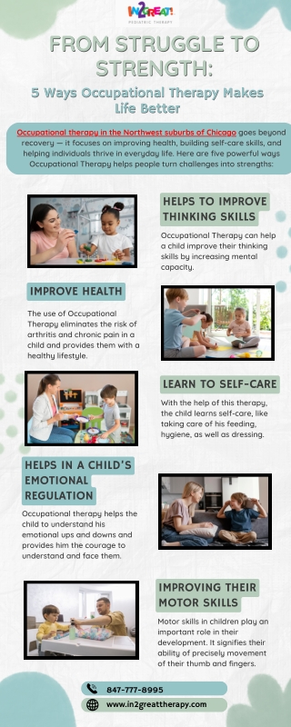 From Struggle to Strength 5 Ways Occupational Therapy Makes Life Better