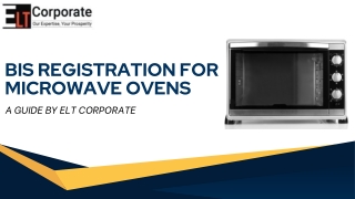 bis registration for microwave ovens