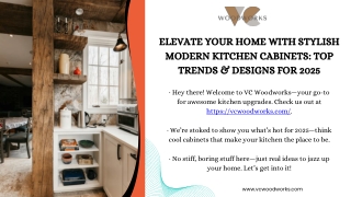 Elevate Your Home with Stylish Modern Kitchen Cabinets Top Trends & Designs for 2025